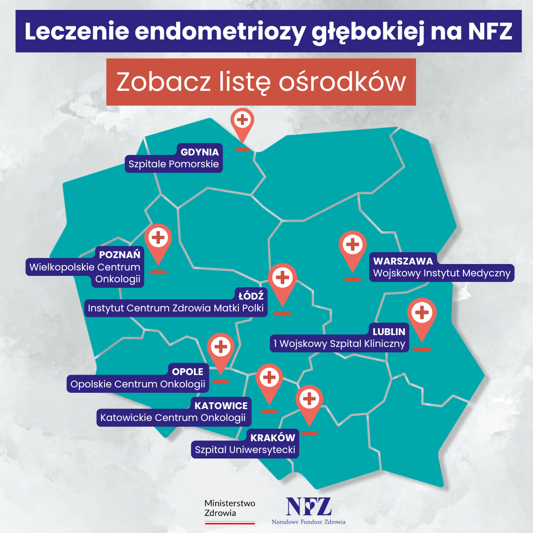 Endometrioza. Skorzystaj z bezpłatnej pomocy