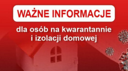 Jak postępować w przypadku kwarantanny i izolacji