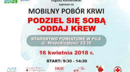 Oddaj krew i zostań bohaterem! Krwiobus już w poniedziałek