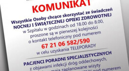 Szpital Specjalistyczny w Pile zmiany w opiece nocnej i świątecznej