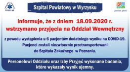 Zamknięty Oddział Wewnętrzny Szpitala w Wyrzysku